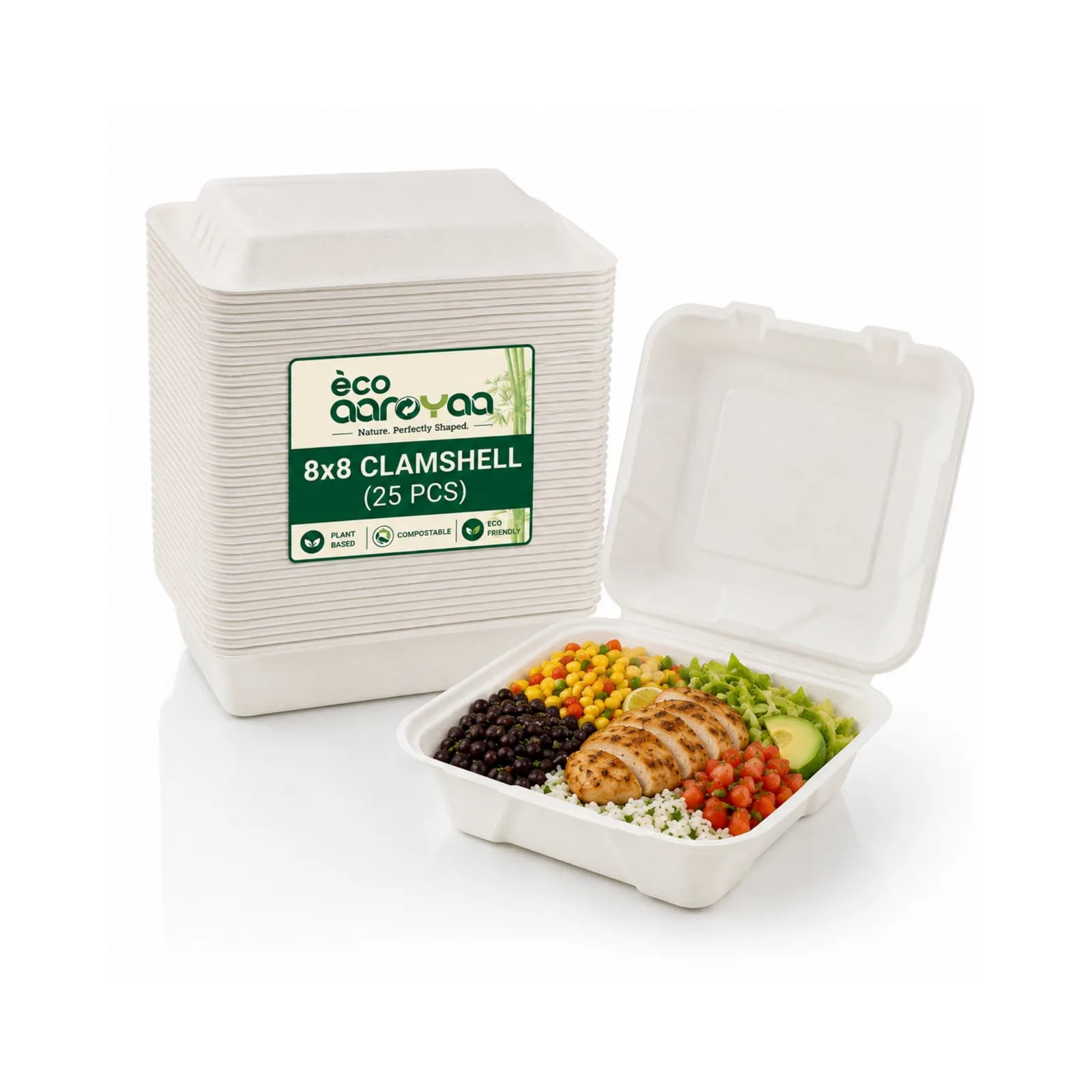 Eco Aaroyaa 8x8 Clamshell 1