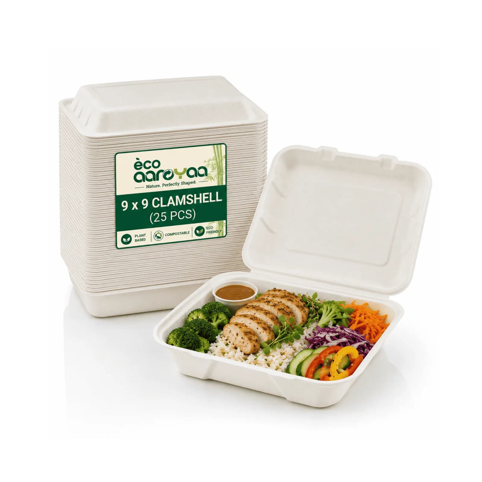 Eco Aaroyaa 9x9 Clamshell 1