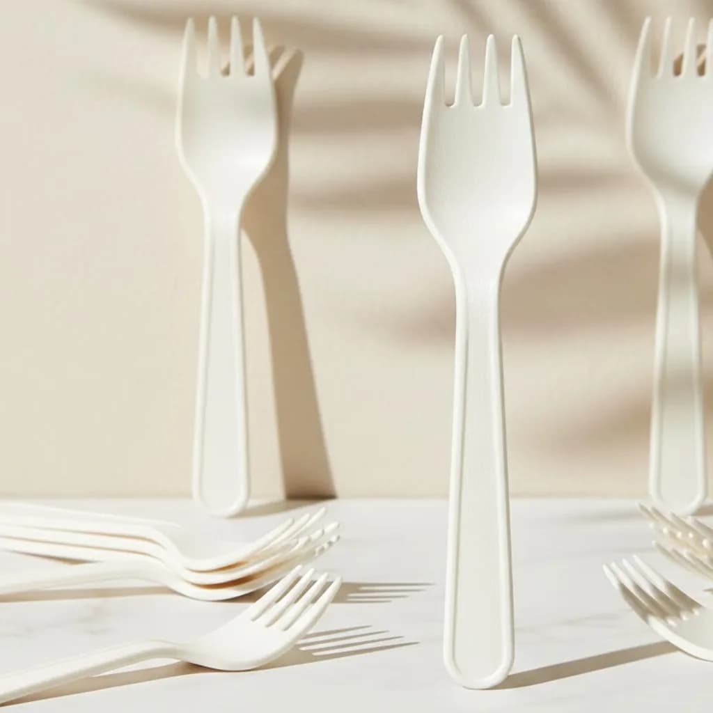 Eco Aaroyaa Bagasse Fork (Pack of 100)