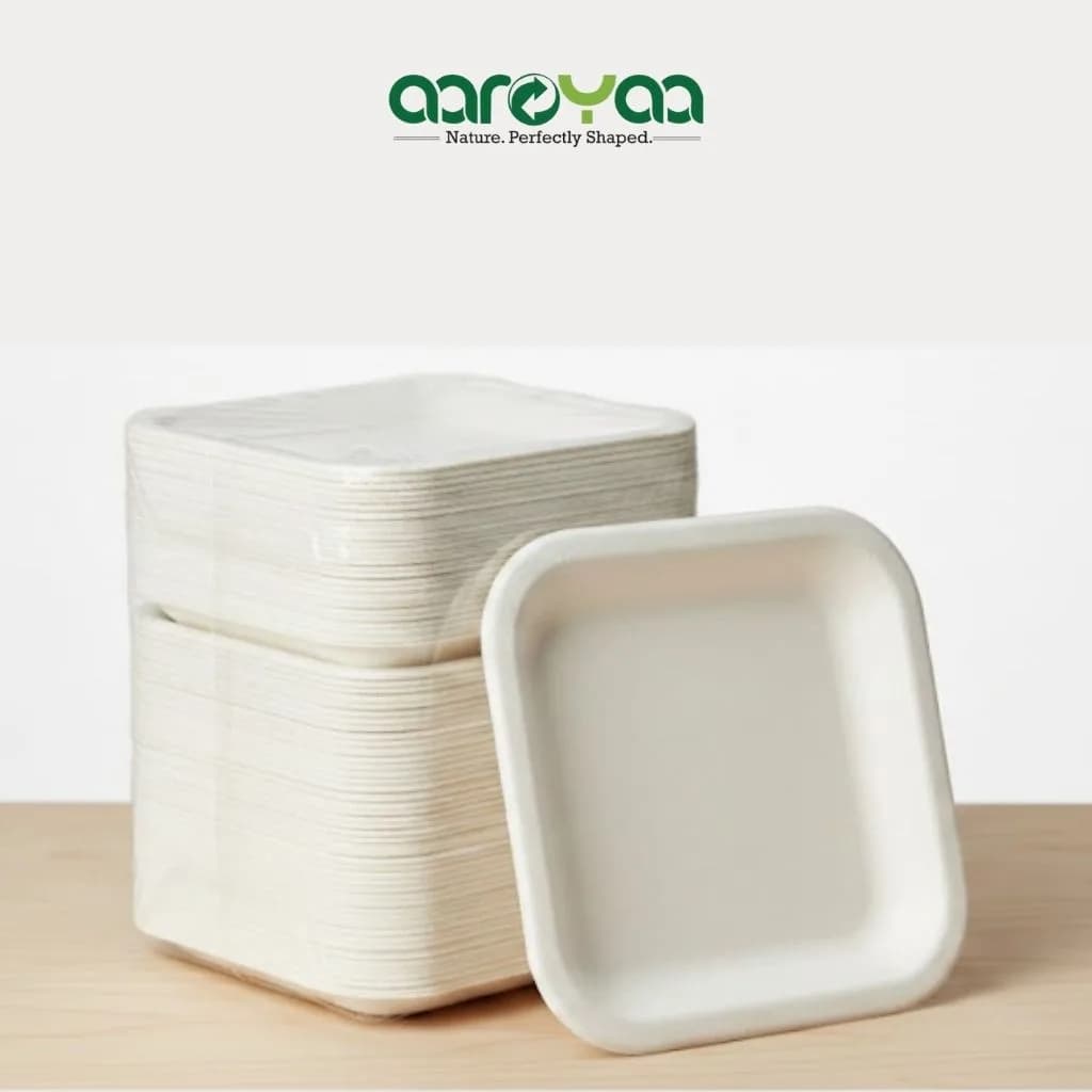 Eco Aaroyaa 5 Inch Square Tray