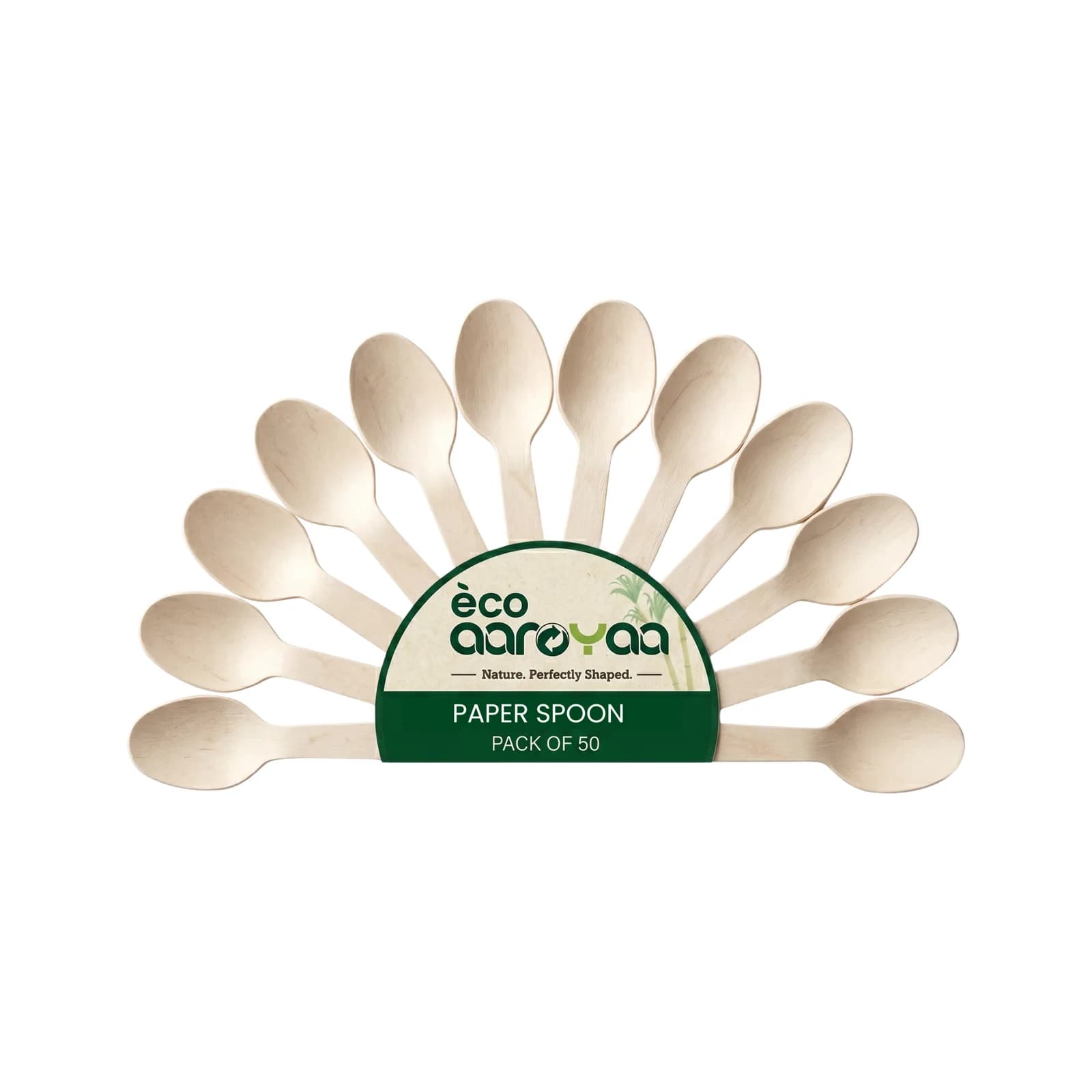Eco Aaroyaa Cutlery Paper Spoon (Pack of 100)