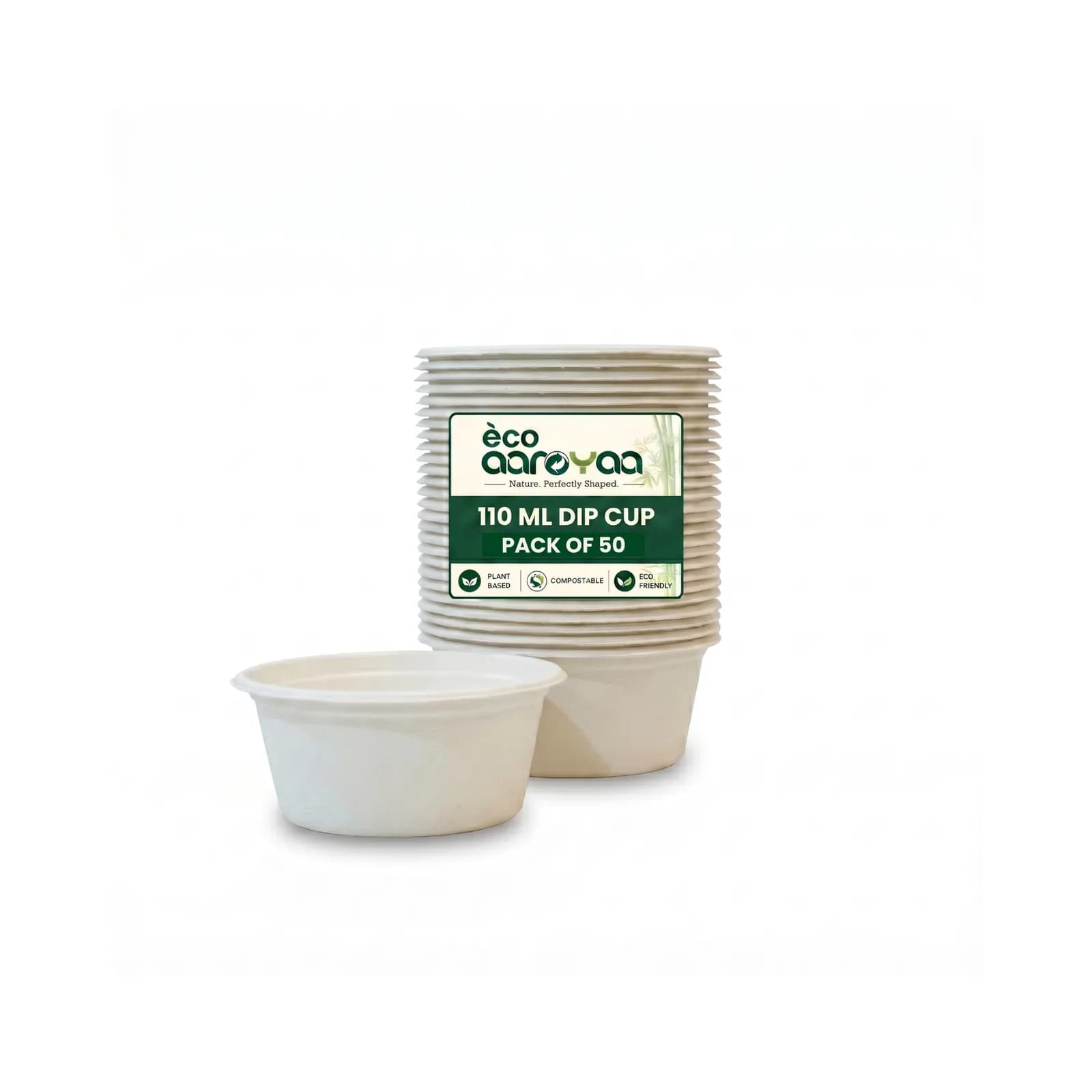 Eco Aaroyaa 110 ML Dip Cup (Pack Of 50)